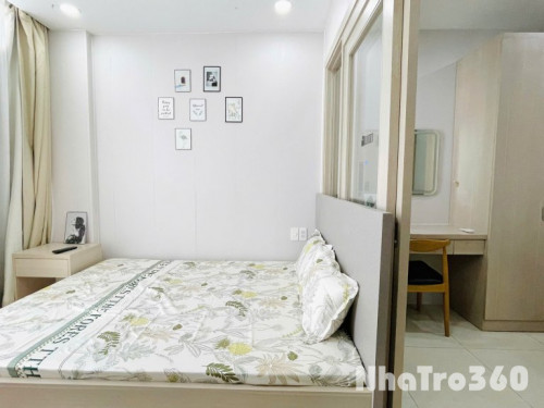 Cho thuê studio tách bếp, mặt tiền Trần Hưng Đạo Q1, ngay Pullman 