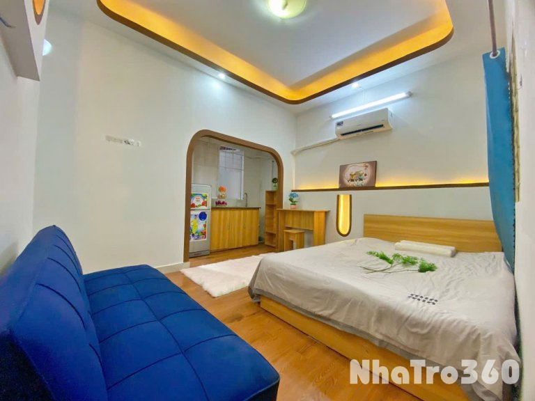 Cho thuê phòng studio tách bếp 40m2 full nội thất đường Bàu Cát gần ngã tư Bảy Hiền.