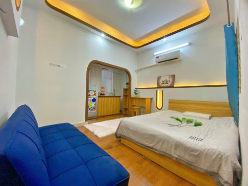 Cho thuê phòng studio tách bếp 40m2 full nội thất đường Bàu Cát gần ngã tư Bảy Hiền.