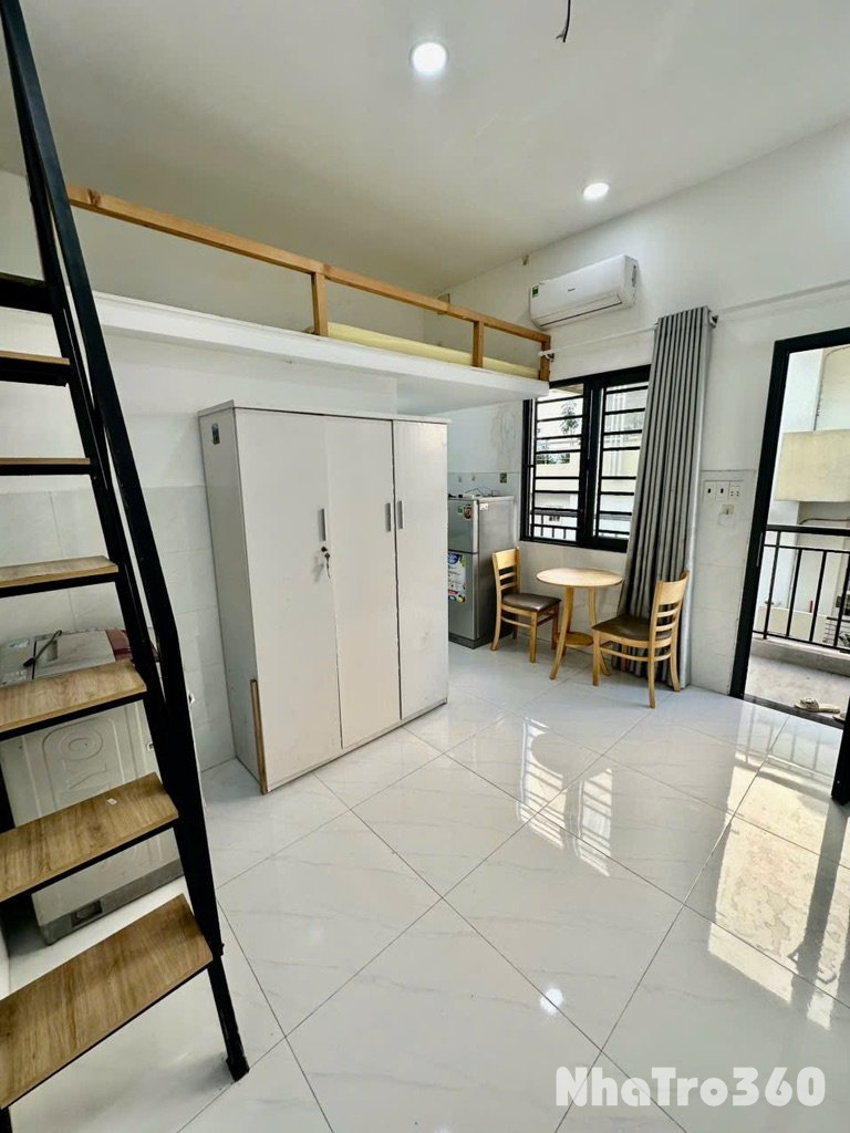 Cho Thuê Trọ Gác Ban Công Tân Bình Full Nội Thất