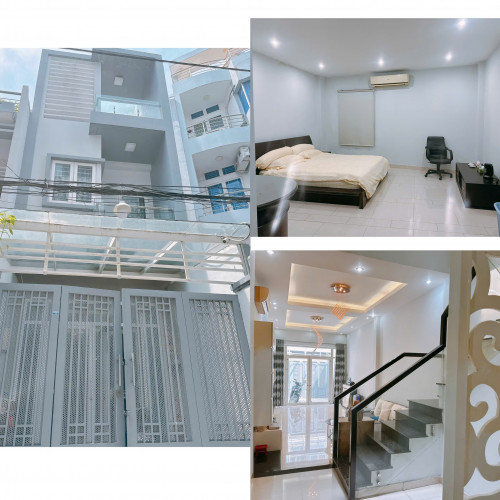 NHÀ CHO THUÊ HẺM CỤT AN NINH – TRỆT + 2 LẦU + SÂN THƯỢNG – NGÔ GIA TỰ, Q10.