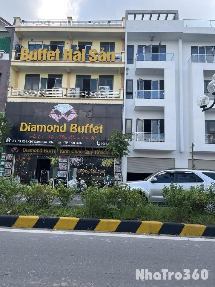 CHO THUÊ NHÀ 5 TẦNG MỚI XÂY – MẶT ĐƯỜNG LÝ BÔN, KĐT DAMSAN PHÚ XUÂN, THÀNH PHỐ THÁI BÌNH