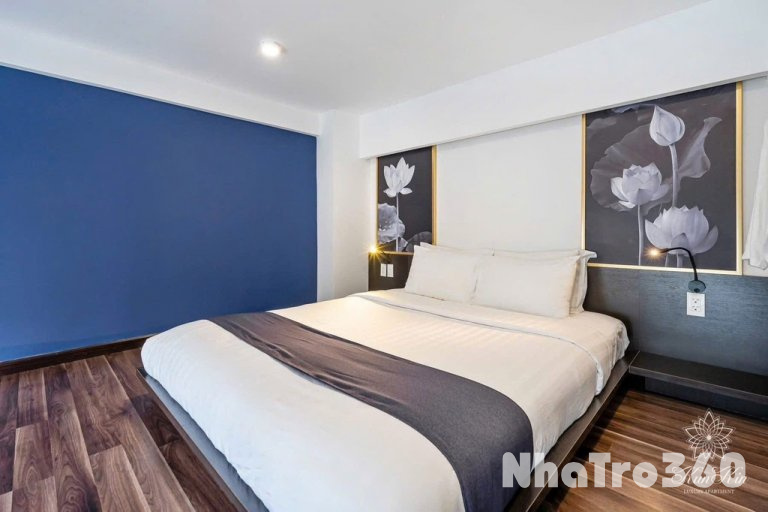 Studio full nội thất có ban công cửa sổ lớn thoang