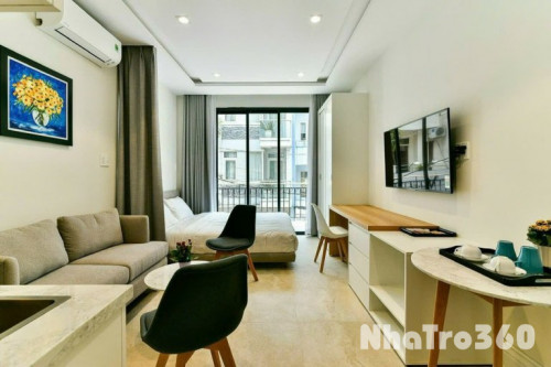 STUDIO BAN CÔNG QUẬN 1, FULL NỘI THẤT