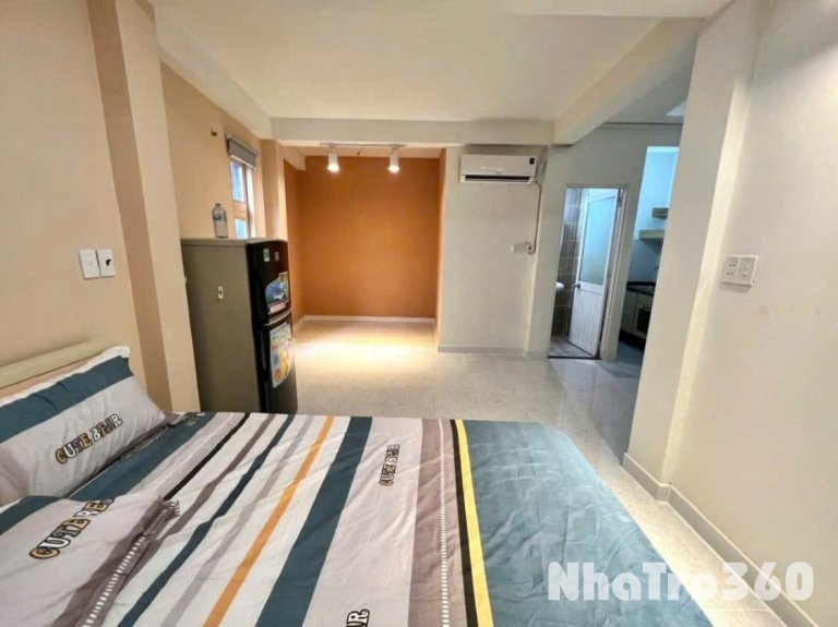 Cho thuê studio cửa sổ Q4, gần Đh Nguyễn Tất Thành, Đh Luật, cầu Khánh Hội, hầm Thủ Thiêm,...