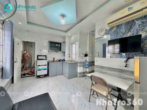 Phòng tách bếp 40m2 gần UEH nguyễn tri phương