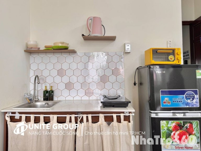 STUDIO BAN CÔNG - FULL NỘI THẤT Ngay K300 Tân Bình