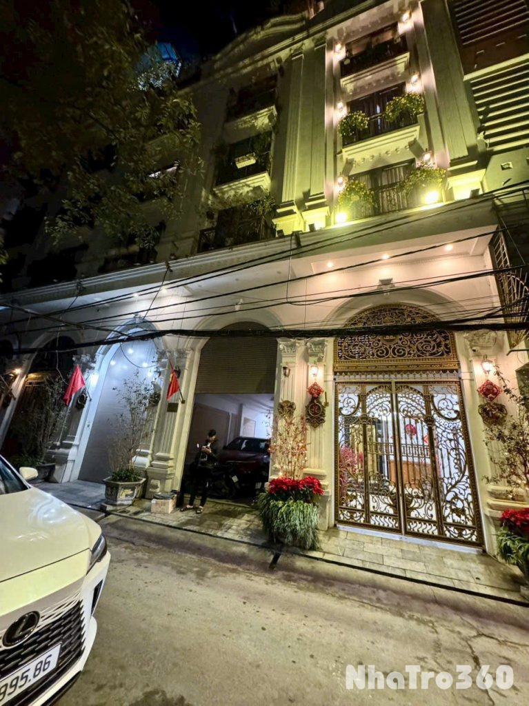 Cho thuê nhà Mặt ngõ ô tô Tân Mai 8 tầng thang máy x 45m2, 30 triệu