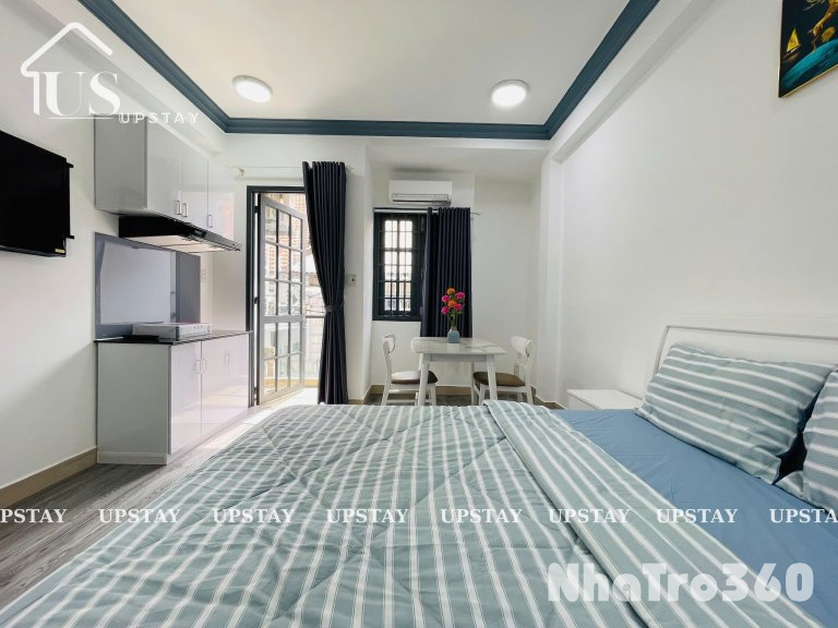 Cho thuê studio ban công Q1, gần chợ Bến Thành, nút giao Phù Đổng, công viên Tao Đàn, công viên 23/9, Bùi Viện,...