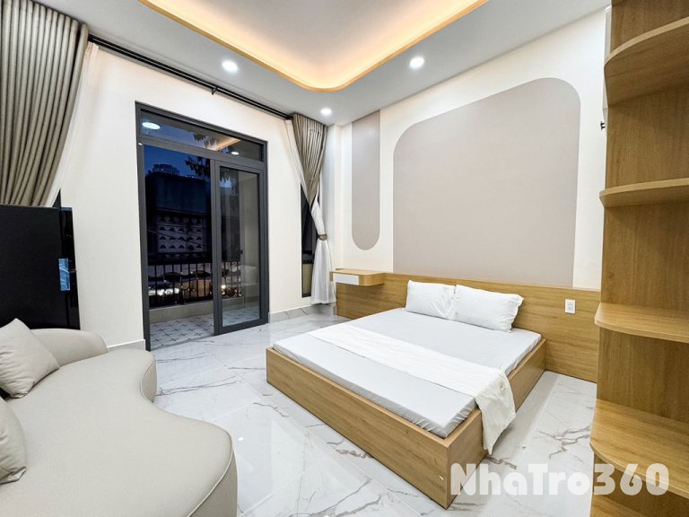 Căn hộ 2 phòng ngủ ban công full nội thất quận 4