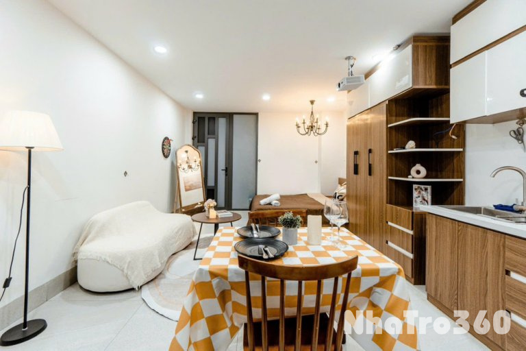 Cho thuê phòng full nội thất gần sân bay, Tân Bình