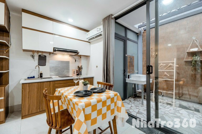 Cho thuê phòng full nội thất gần sân bay, Tân Bình