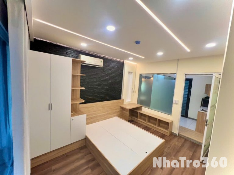 Cho thuê studio ban công tách bếp Q8, gần Parcmall, Đh Công nghệ SG, Cao đẳng Bách Khoa Nam SG, Central Premium,...