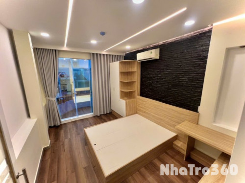 Cho thuê studio ban công tách bếp Q8, gần Parcmall, Đh Công nghệ SG, Cao đẳng Bách Khoa Nam SG, Central Premium,...
