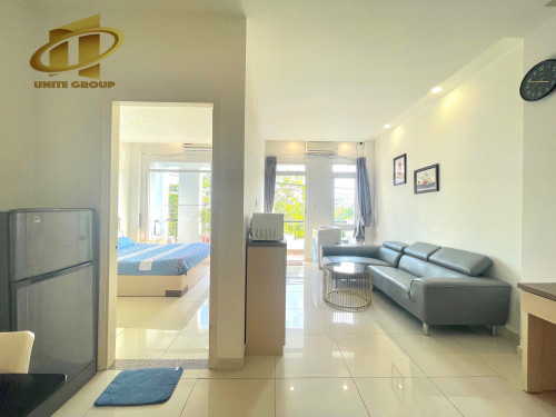 Cho thuê căn hộ 1PN Ban công thoáng Q4 gần cầu Tân Thuận, cầu Kênh Tẻ, chợ 200