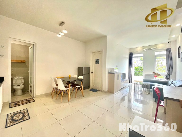 Cho thuê căn hộ 1PN Ban công thoáng Q4 gần cầu Tân Thuận, cầu Kênh Tẻ, chợ 200