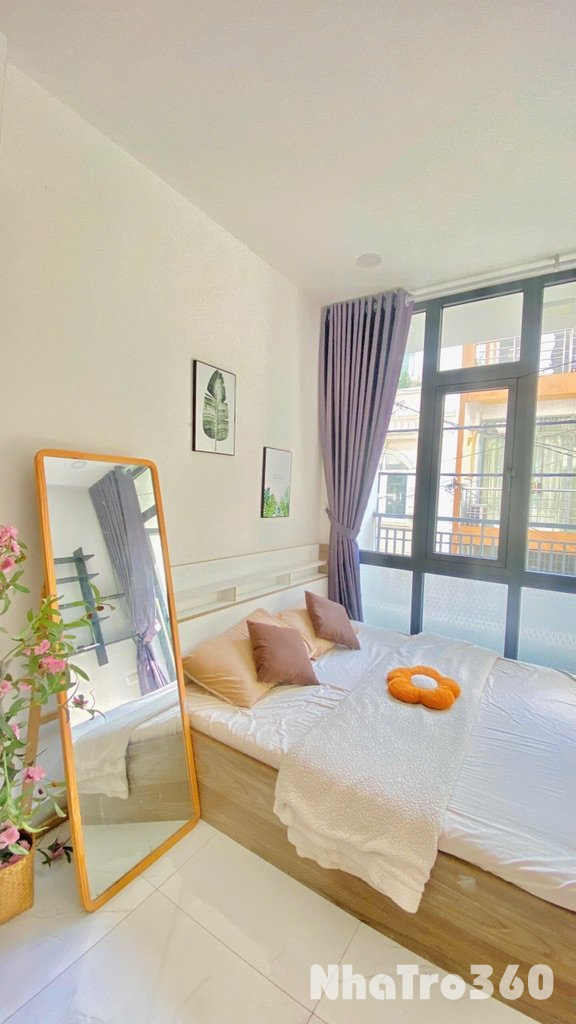 Căn hộ 1PN quận 1, ban công thoáng full nội thất