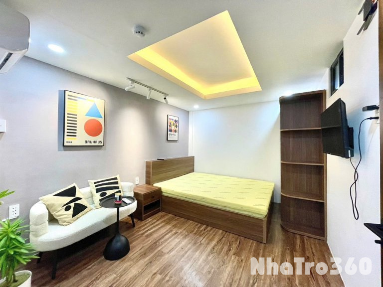 Cho Thuê Căn Hộ Studio Full Nội Thất Có Thang Máy
