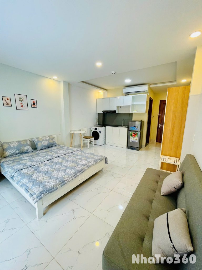 Cho thuê studio ban công lớn Q1, gần chợ Bến Thành, Bitexco, ngã sáu Phù Đổng, công viên 23/9,....