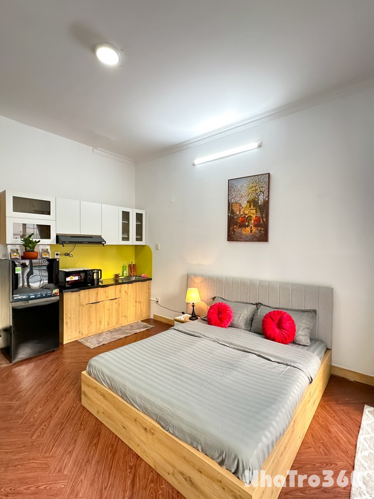 Cho thuê studio ban công full nội thất, gần chợ Bến Thành, Bitexco, cầu Ông Lãnh, Pullman