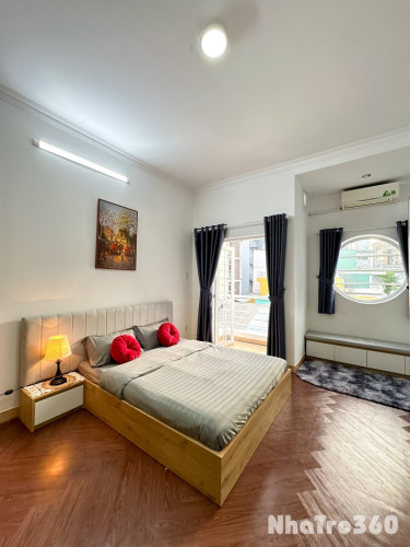 Cho thuê studio ban công full nội thất, gần chợ Bến Thành, Bitexco, cầu Ông Lãnh, Pullman