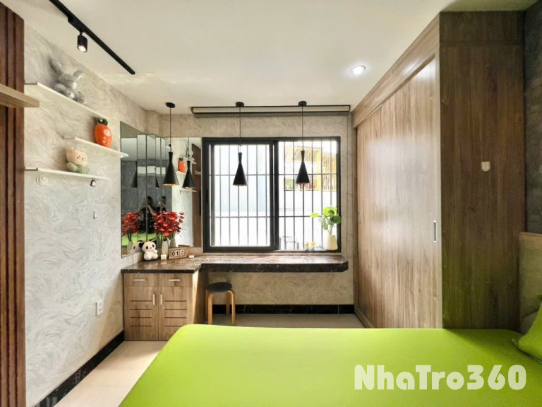 Căn hộ full nội thất, cửa sổ, ngay nguyễn cư trinh