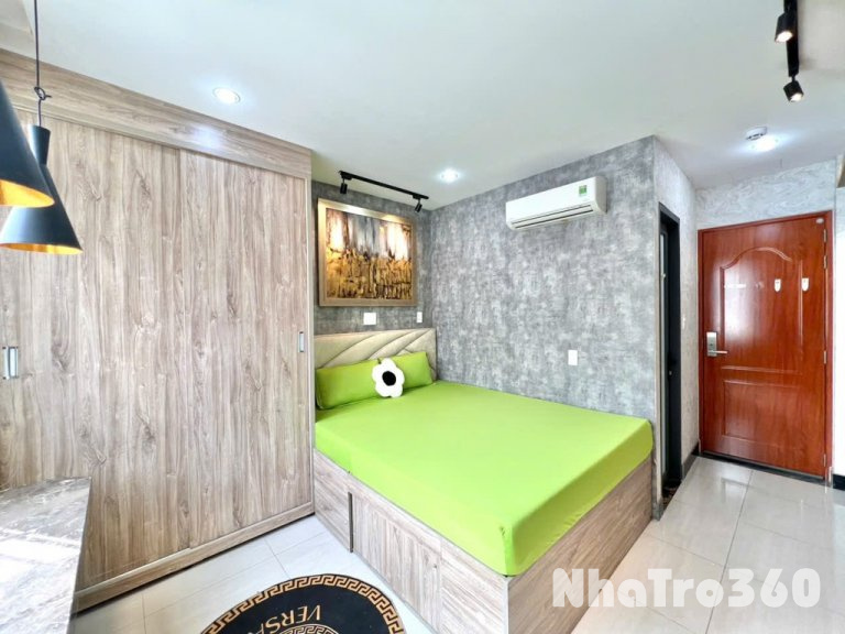 Căn hộ full nội thất, cửa sổ, ngay nguyễn cư trinh