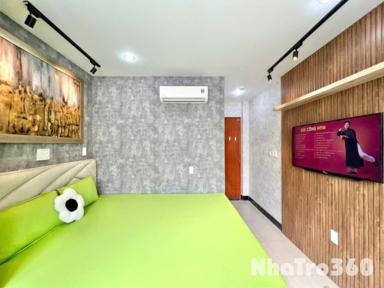 Căn hộ full nội thất, cửa sổ, ngay nguyễn cư trinh