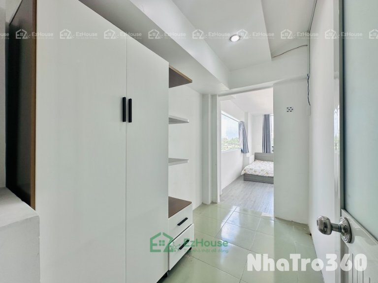 Studio siêu rộng khu Cao Lỗ, có ban công,cửa kính