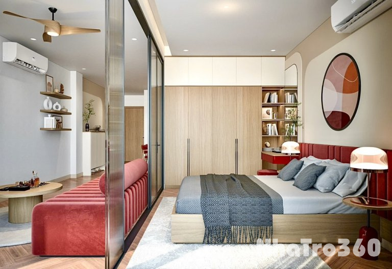 CHO THUÊ PHÒNG STUDIO TÁCH BẾP GẦN SÂN BAY TSN,TB