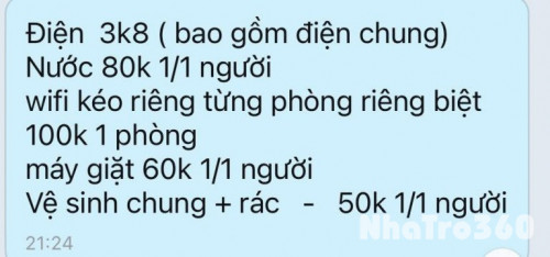 Cho Thuê phòng tại Vân Lũng