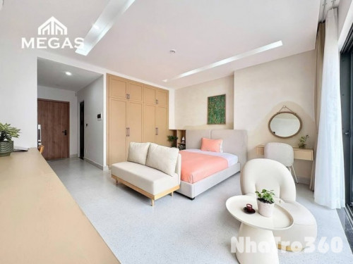 CHO THUÊ PHÒNG STUDIO CÓ BANCOL NGAY NHÀ GA T3, TB