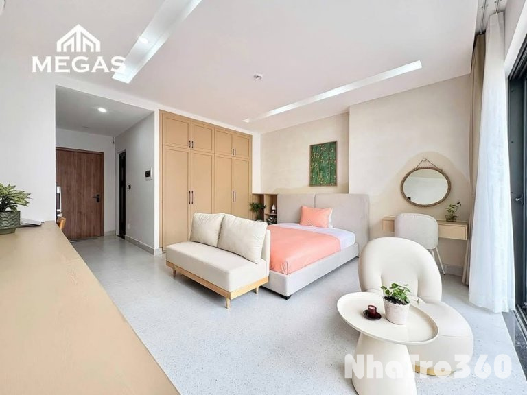 CHO THUÊ PHÒNG STUDIO CÓ BANCOL NGAY NHÀ GA T3, TB