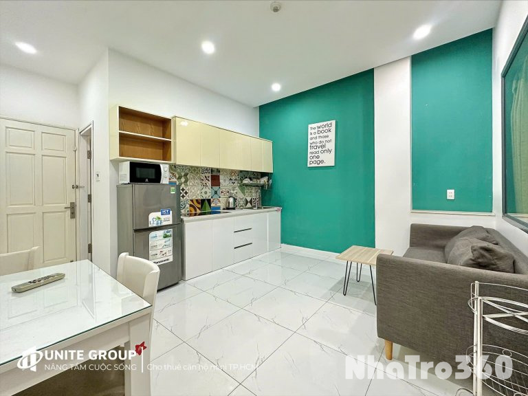 Cho thuê căn hộ 1PN, Q8, đường Phạm Thế HIển, gần cầu Chữ Y, cầu Nguyễn Văn Cừ, Cầu Rạch Ông