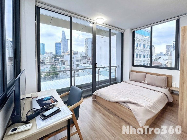Cho thuê căn hộ full nội thất Q1, ngay chợ Bến Thành, cầu Khánh Hội, phố đi bộ Nguyễn Huệ, Bùi Viện