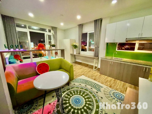 Cho thuê căn hộ ban công, Q4, Đường Bến Vân Đồn, gần ĐH Luật, ĐH Nguyễn Tất Thành, Chợ Xóm Chiếu