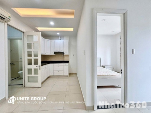 CHO THUÊ CĂN HỘ TÂN BÌNH 1 PHÒNG NGỦ 3 KHÔNG GIAN ĐI BỘ QUA NHÀ GA T3 GIẶT RIÊNG + BAN CÔNG