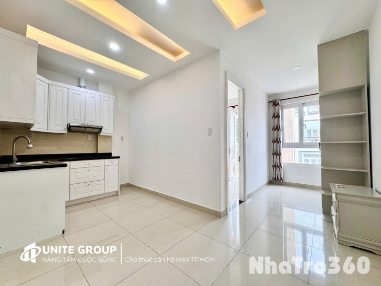 CHO THUÊ CĂN HỘ TÂN BÌNH 1 PHÒNG NGỦ 3 KHÔNG GIAN ĐI BỘ QUA NHÀ GA T3 GIẶT RIÊNG + BAN CÔNG