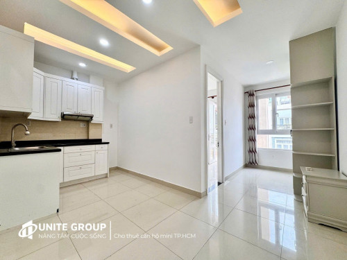 CHO THUÊ CĂN HỘ TÂN BÌNH 1 PHÒNG NGỦ 3 KHÔNG GIAN ĐI BỘ QUA NHÀ GA T3 GIẶT RIÊNG + BAN CÔNG