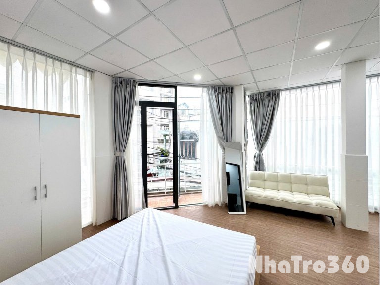 Cho thuê căn Studio full cửa sổ ban công Q8, ngay cầu Nguyễn Văn Cừ, Parcmall, cầu Kênh Xáng, cầu Rạch Ông, Đh Công Nghệ SG…