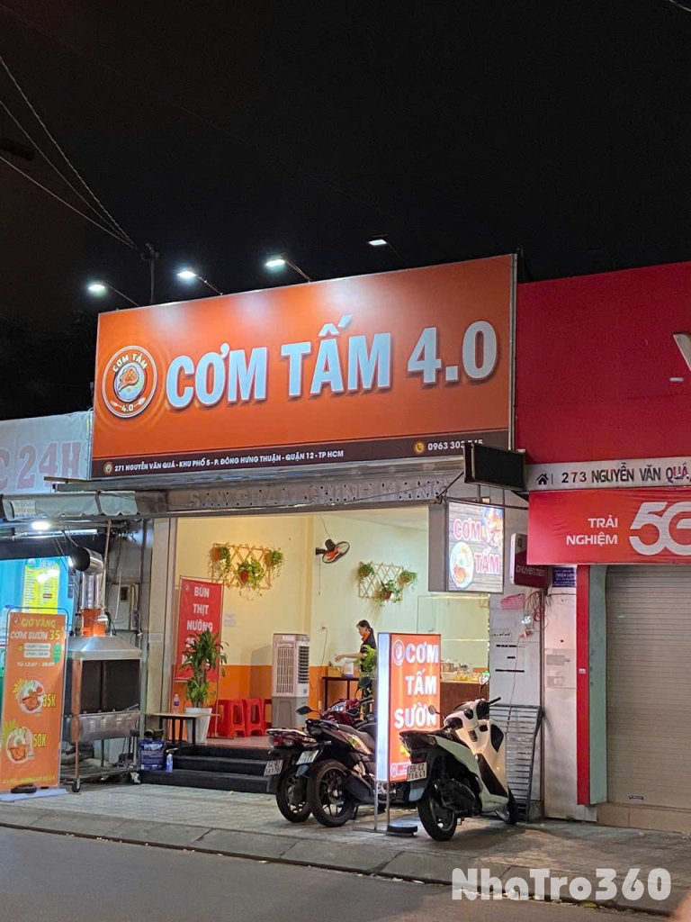 SANG MẶT BẰNG KINH DOANH – NGUYỄN VĂN QUÁ, QUẬN 12