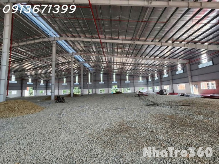 Cho thuê nhà xưởng 1.500m² cụm công nghiệp tân uyên Bình Dương giấy tờ pháp lý đầy đủ, hoàn công trên sổ