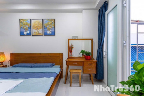 Căn Hộ quận 1, Full nội thất, ban công, Bến Thành