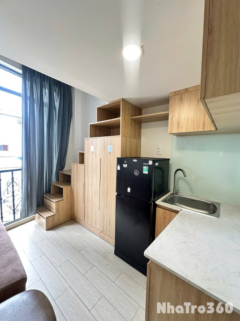 Cho thuê căn hộ Duplex (gác), Q4, Đường Bến Vân Đồn, gần ĐH Luật, ĐH Nguyễn Tất Thành, Chợ Xóm Chiếu