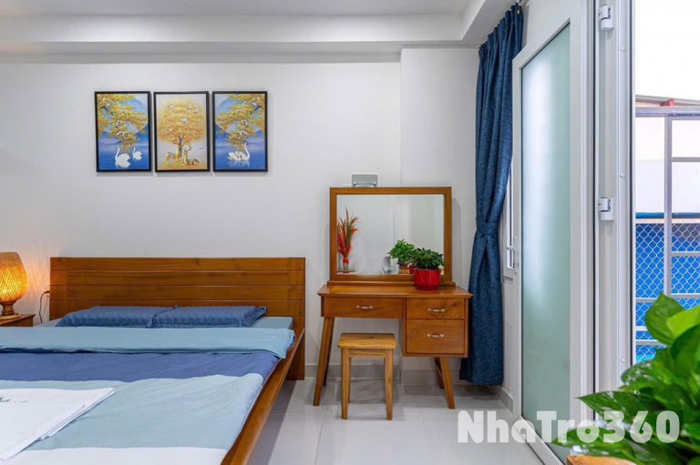 Căn Hộ quận 1, Full nội thất, ban công, Bến Thành