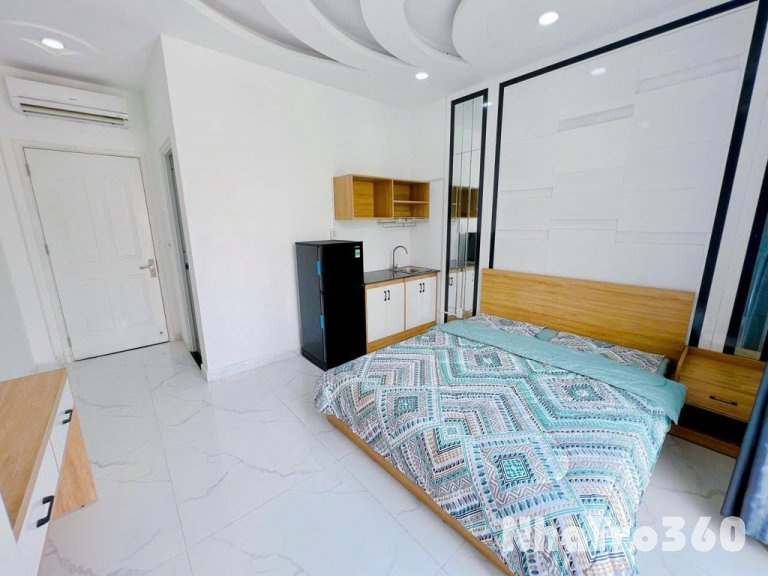 Cho Thuê Căn Hôj Studio Ban Công Full Nội Thất Q10