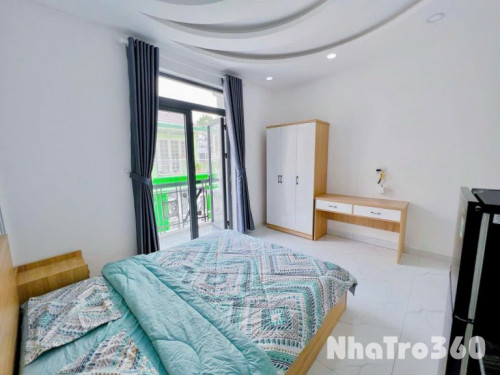 Cho Thuê Căn Hôj Studio Ban Công Full Nội Thất Q10