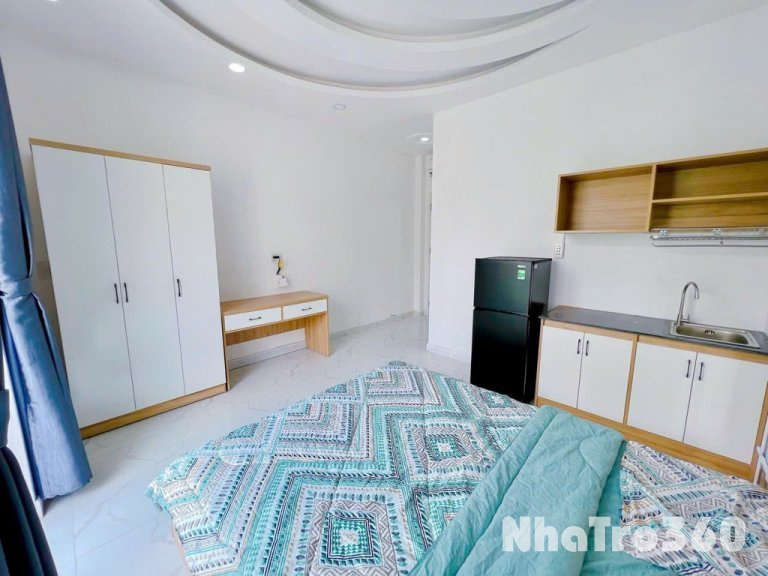 Cho Thuê Căn Hôj Studio Ban Công Full Nội Thất Q10