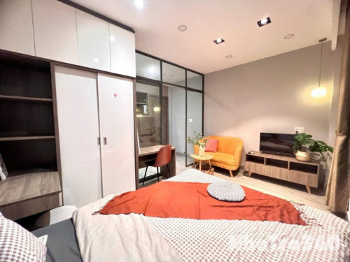 Căn Hộ Dịch Vụ 1PN Full Nội Thất, Ban Công Thoáng