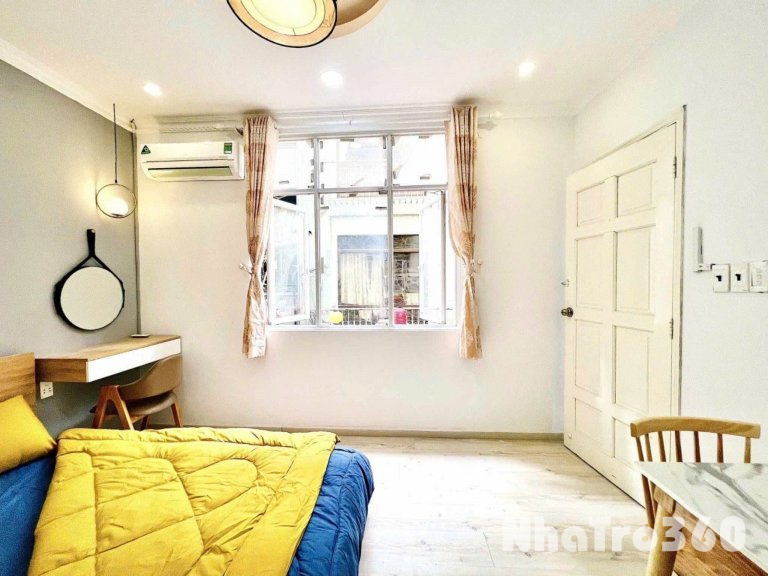 Cho thuê phòng trọ 1PN, full nội thất Q1, ngay cầu Ba Son, Bitexco, bến Bạch Đằng, phố đi bộ…